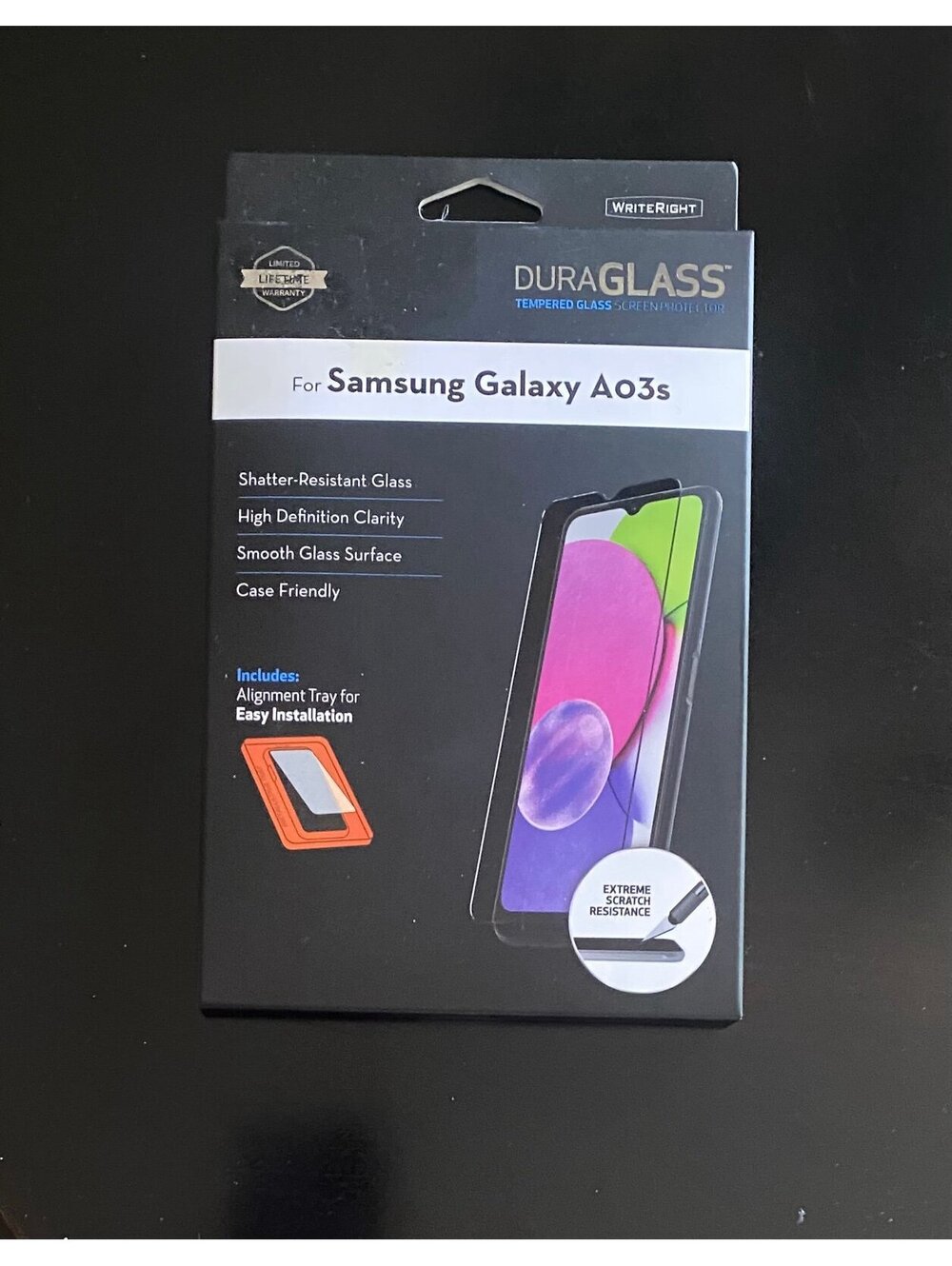 DuraGlass Tempered Glass Screen Protector for Samsung Galaxy AO3s